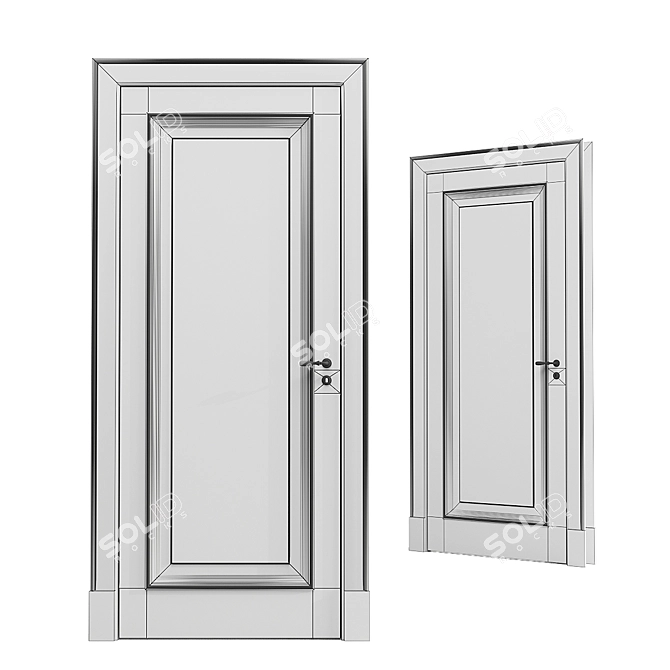 Vienna RD201: Elegant Door Design 3D model image 2