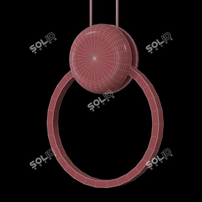 Sleek Pendant Light - Modern Elegance 3D model image 3