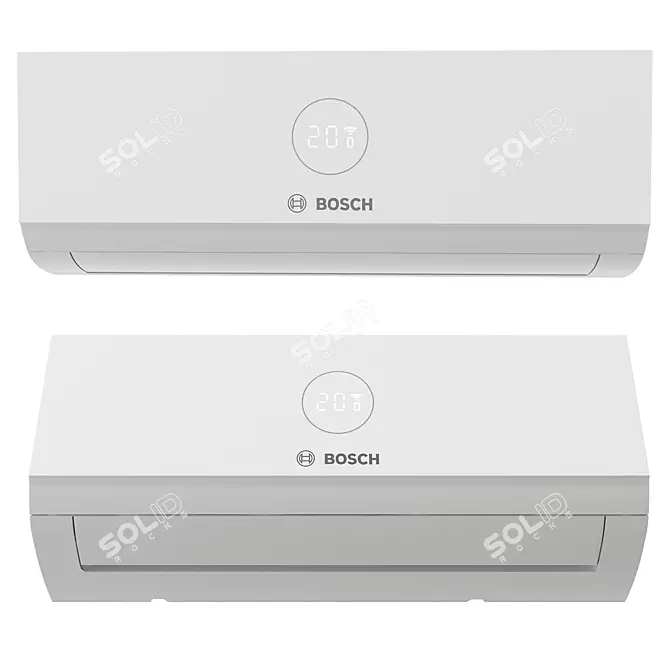 Bosch CL3000i: Smart Inverter Air Conditioner 3D model image 2