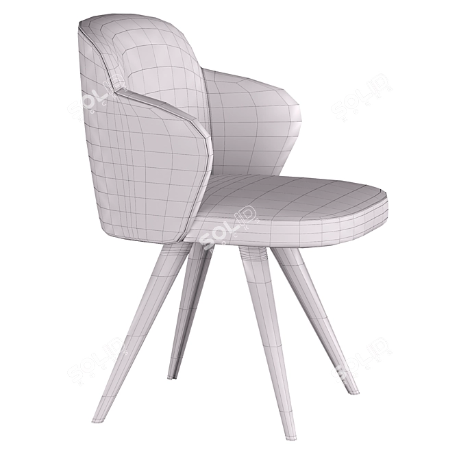 Strato Steel Chair 3D model image 6