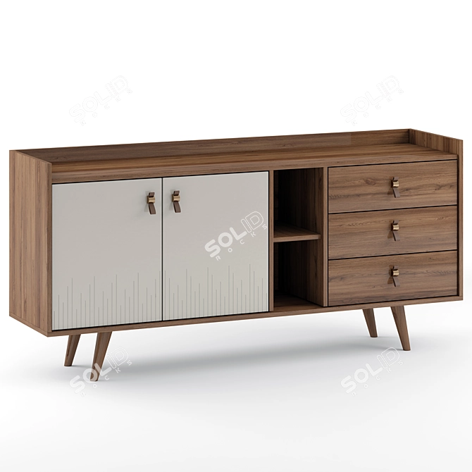 Zana Console: Modern Style Furniture 3D model image 1