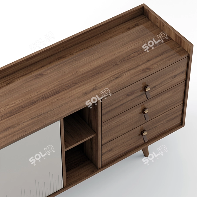 Zana Console: Modern Style Furniture 3D model image 3