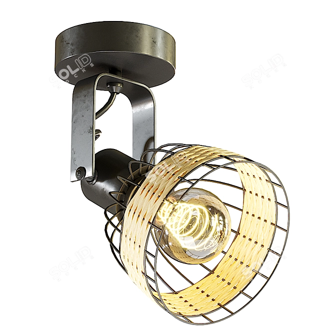 ANWICK 1 43324 Eglo Ceiling Light 3D model image 3