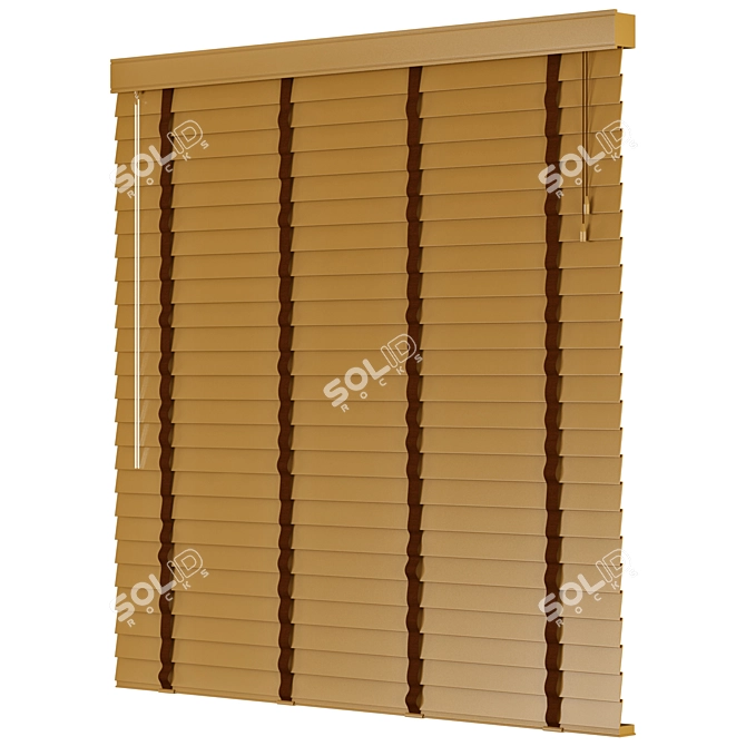 Sleek Venetian Blinds | NEXT | 120 cm 3D model image 4