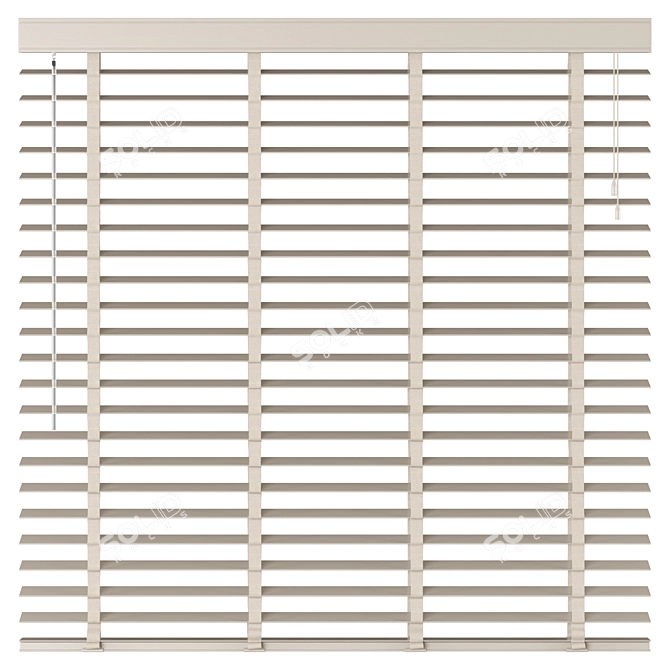 Sleek Venetian Blinds | NEXT | 120 cm 3D model image 5