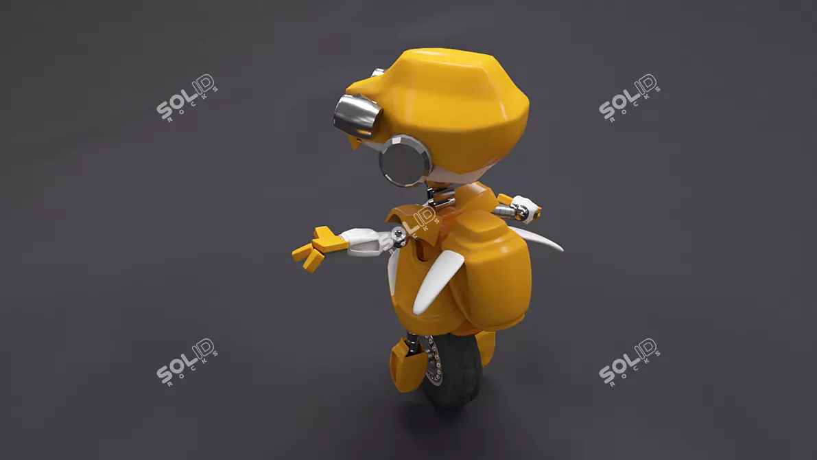 Adaptable  Robot Companion 3D model image 4