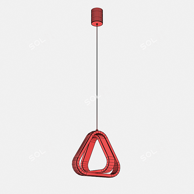 Creative LED Pendant Light - Modern Minimalist Luminaire 3D model image 3