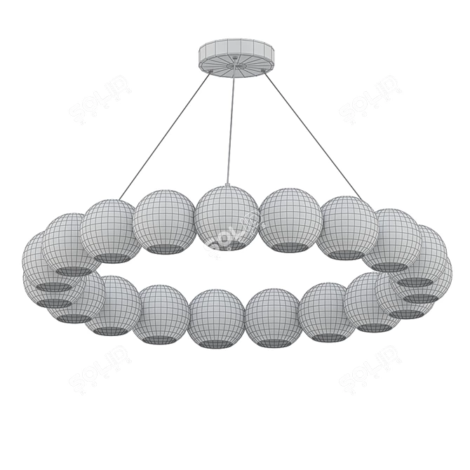 Sleek Timebeus Pendant 3D model image 2