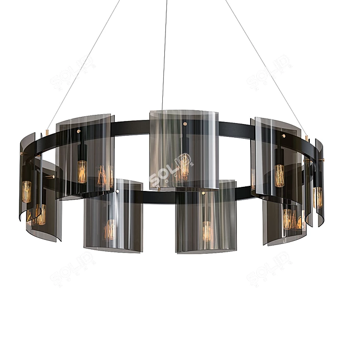 Elegant luminary for modern homes 3D model image 1