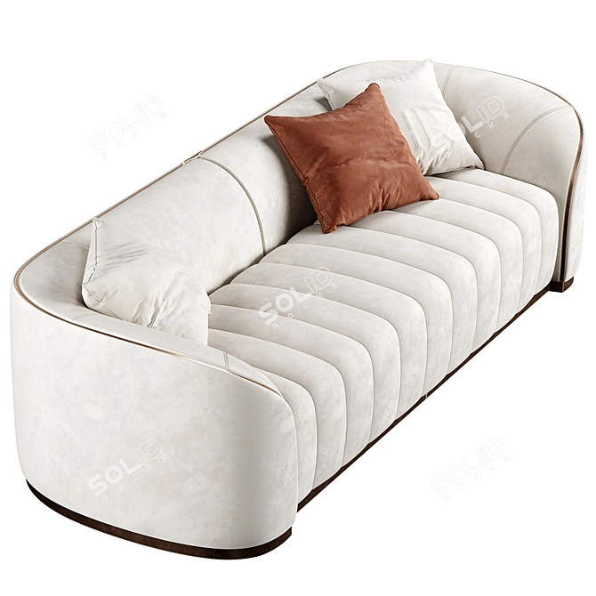 Luxury Pierre Sofa - Italian Glamour 3D model image 2