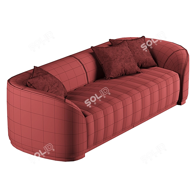 Luxury Pierre Sofa - Italian Glamour 3D model image 7