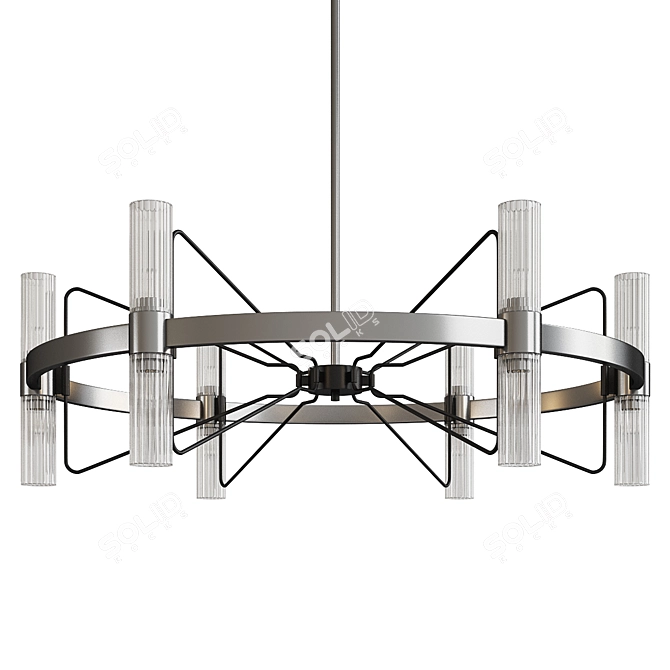 Transit Elegance Chandelier 3D model image 1