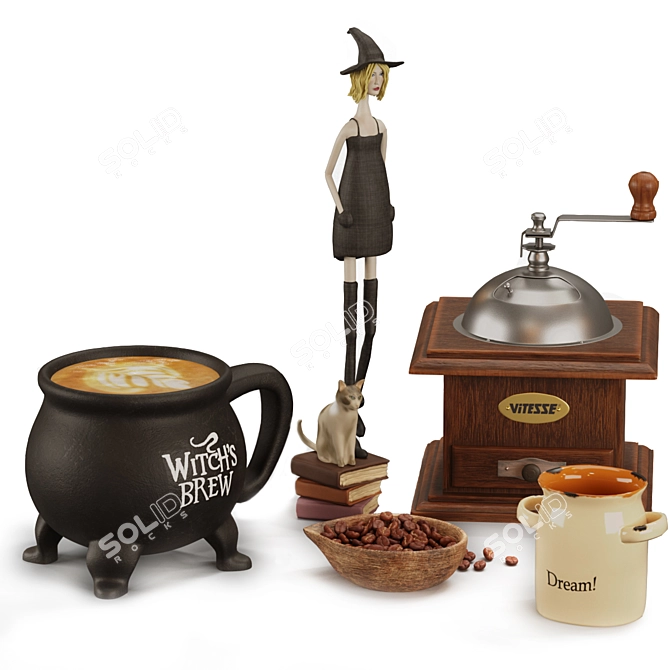 Enchanting Witches' Brew Collection 3D model image 1