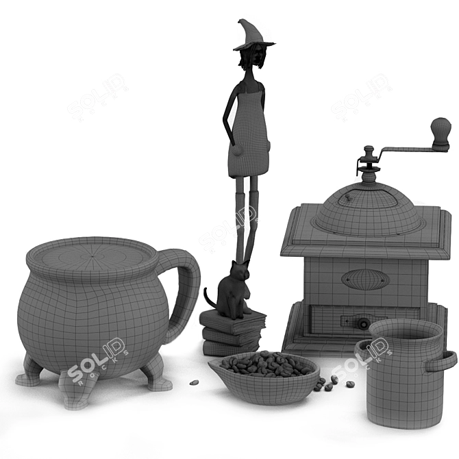 Enchanting Witches' Brew Collection 3D model image 3