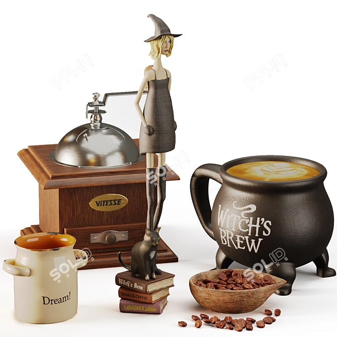 Enchanting Witches' Brew Collection 3D model image 4