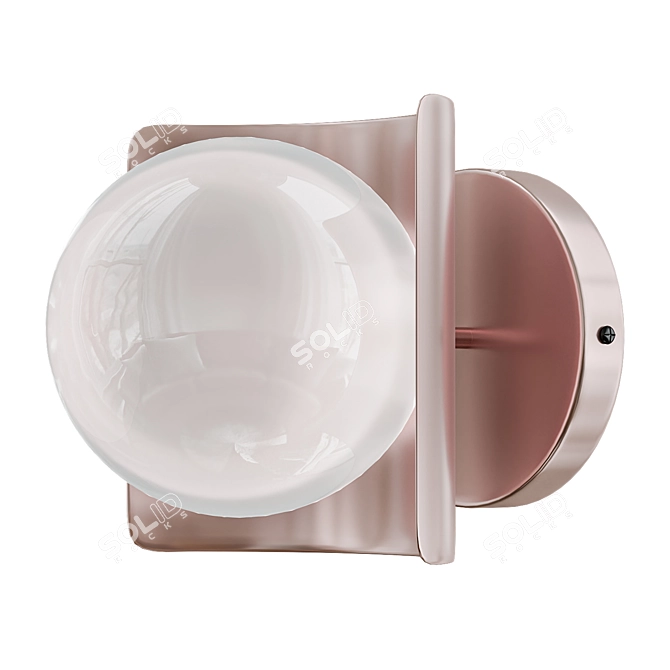 Candy Color Orb Wall Sconce 3D model image 1