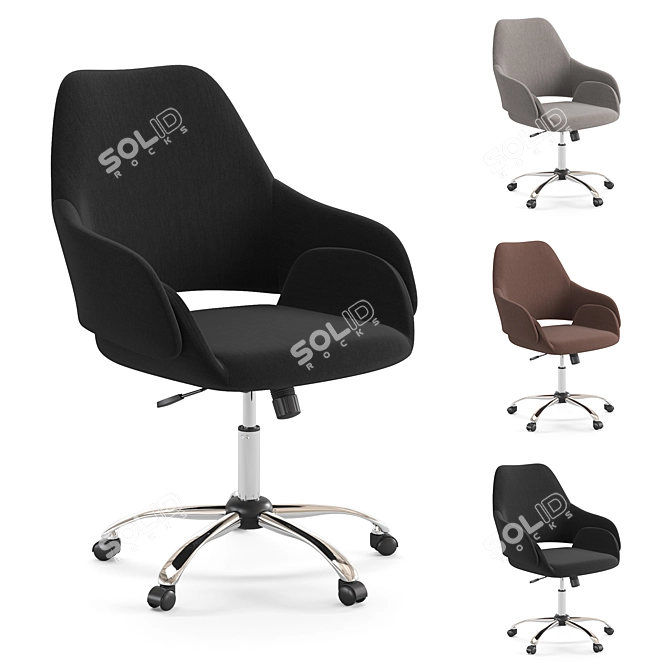 Modern Office Chair 3D model image 9