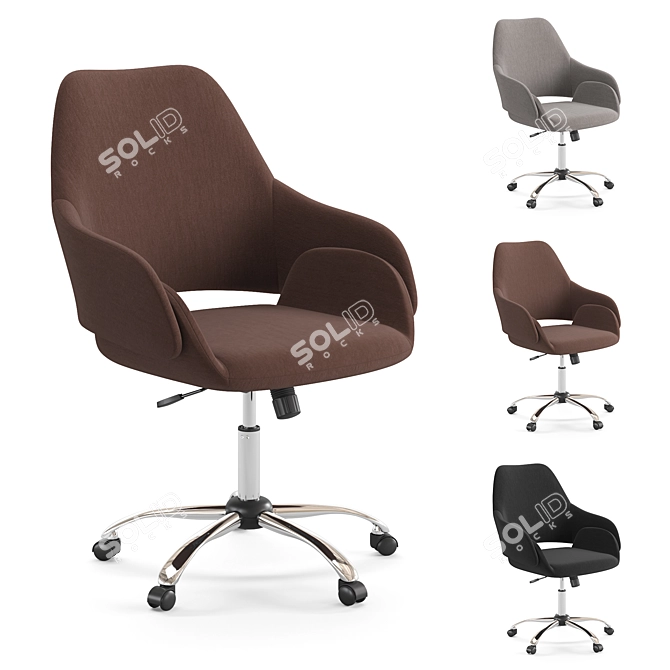 Modern Office Chair 3D model image 10