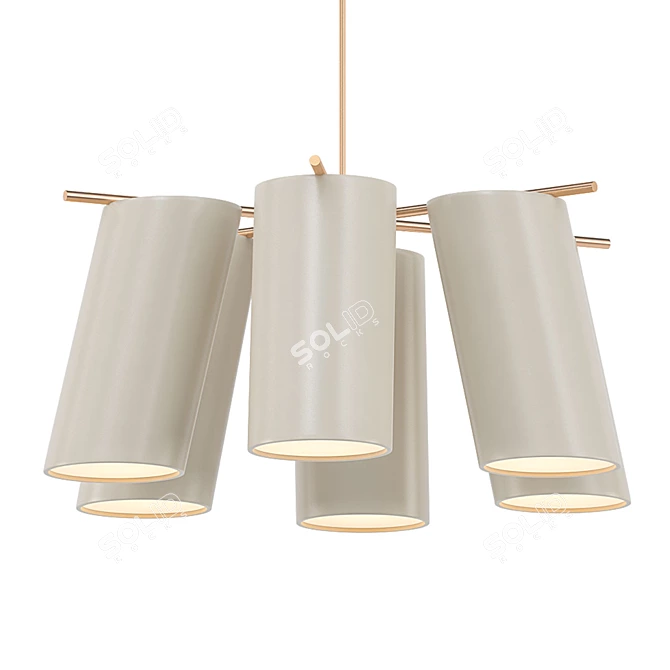CTO Lighting Gio Pendant Light 3D model image 1