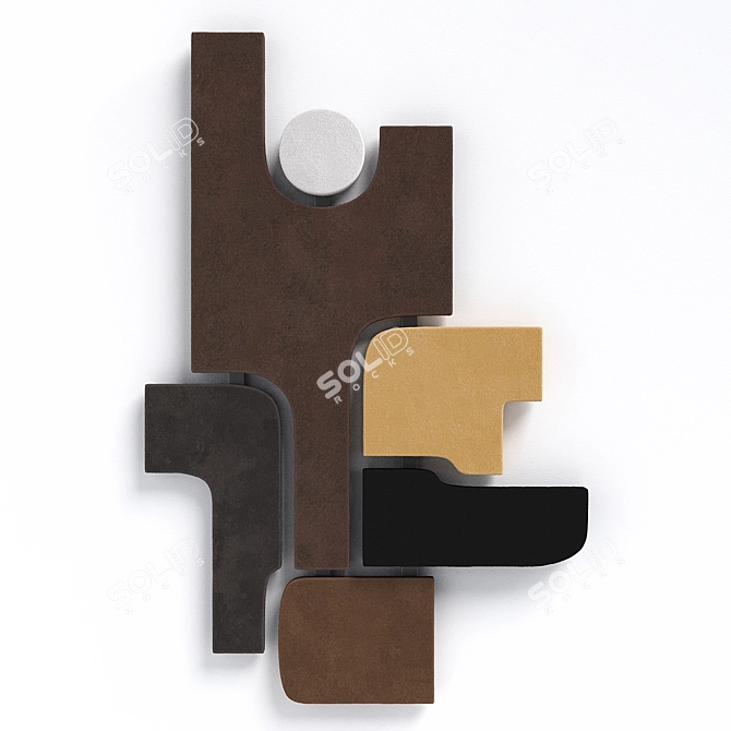 Modern Wall Sculpture: Giobagnara Tabou Parete #4 3D model image 13