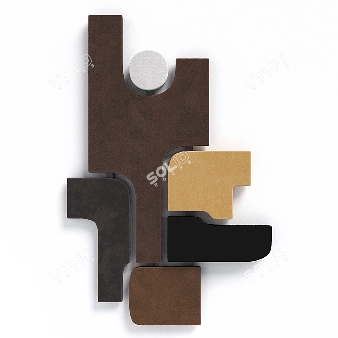 Modern Wall Sculpture: Giobagnara Tabou Parete #4 3D model image 14