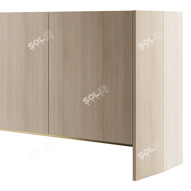 Modern Vintage Sideboard Everson 3D model image 2