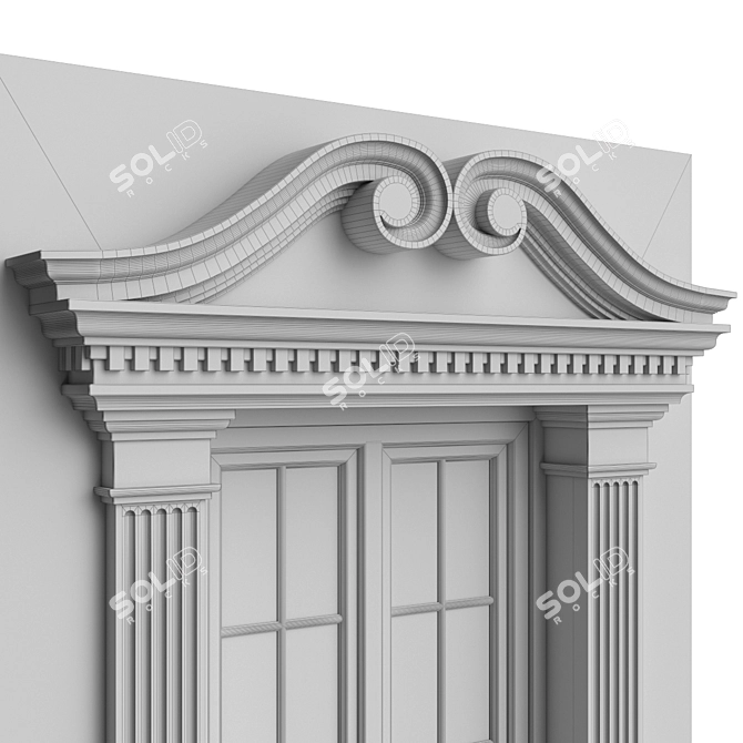 Classic Iron Balconies 3D model image 6