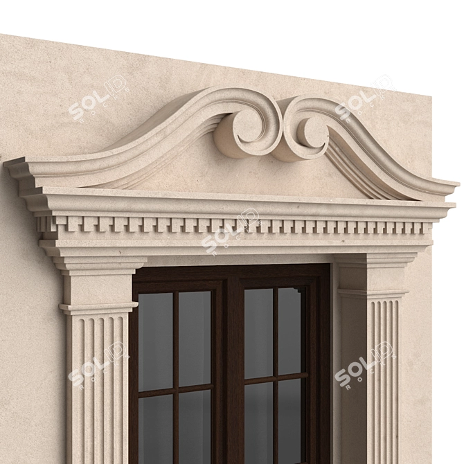 Classic Iron Balconies 3D model image 9