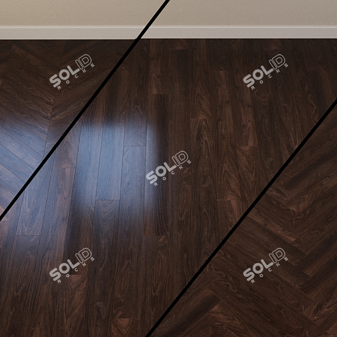 Classen Discovery 4V Laminate: Verdun Oak Graphite 3D model image 1