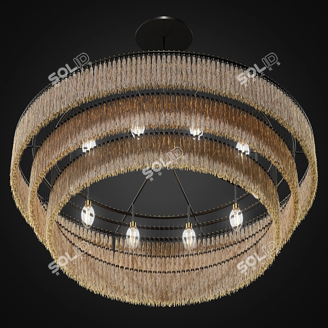 Sophisticated Modern Ceiling Lamp by Zagg 3D model image 2