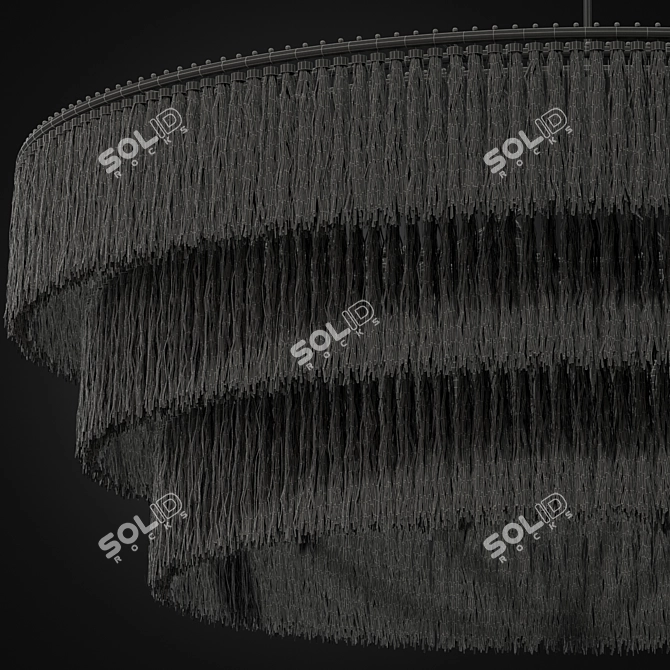 Sophisticated Modern Ceiling Lamp by Zagg 3D model image 4
