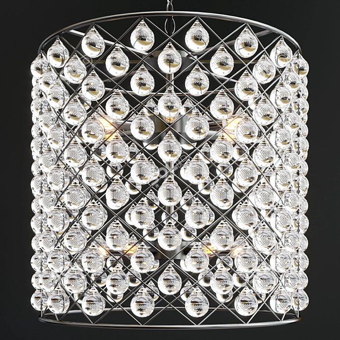 Zig Zag Large Chandelier: Modern Elegance from Timothy Oulton 3D model image 2