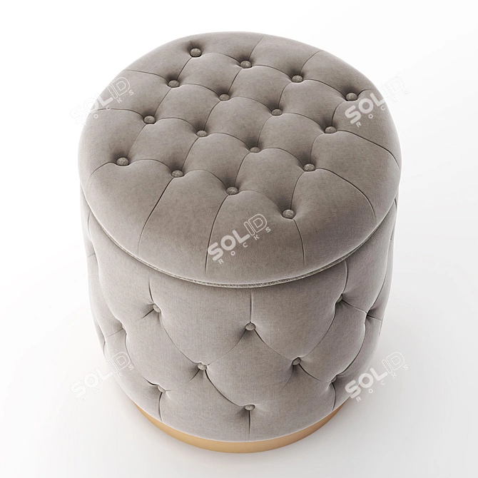 Elegant La Scala Stool 3D model image 5