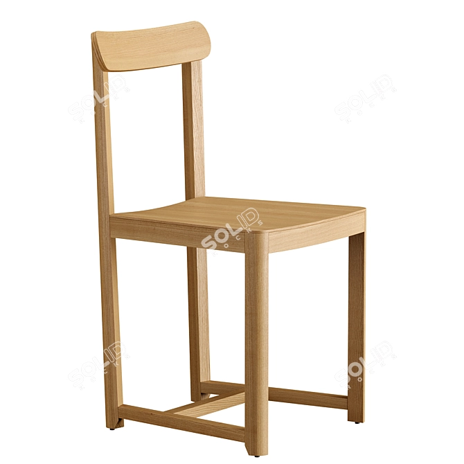 Modern Minimalist Seleri Chair 3D model image 1