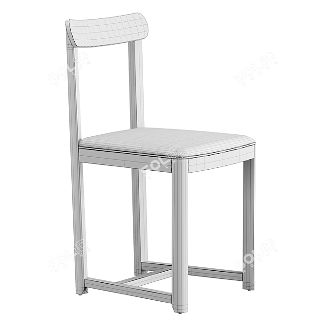 Modern Minimalist Seleri Chair 3D model image 6