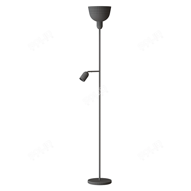 Sleek IKEA HEKTOGRAM Reading Lamp 3D model image 2