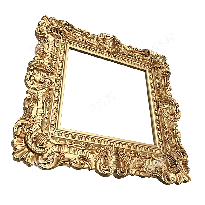 Elegant Frame Classic Design 3D model image 2