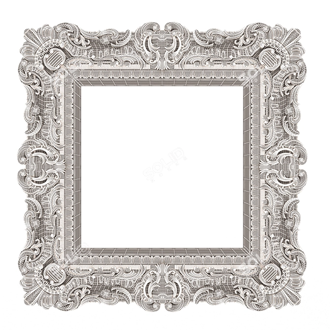 Elegant Frame Classic Design 3D model image 6