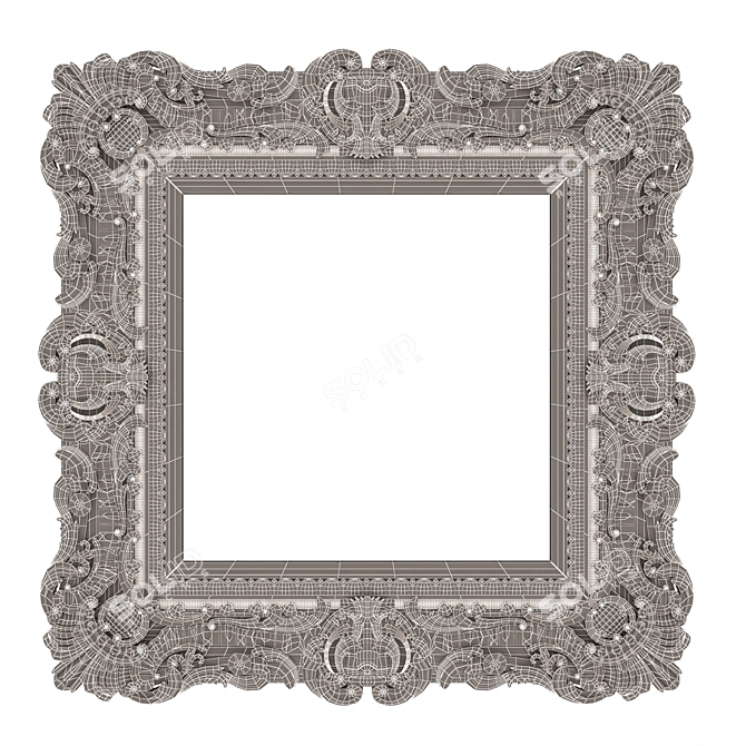 Elegant Frame Classic Design 3D model image 15