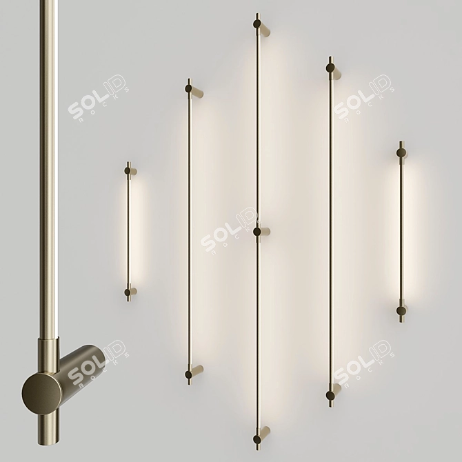 Juniper Thin Wall Lamps - Sleek and Stylish! 3D model image 3