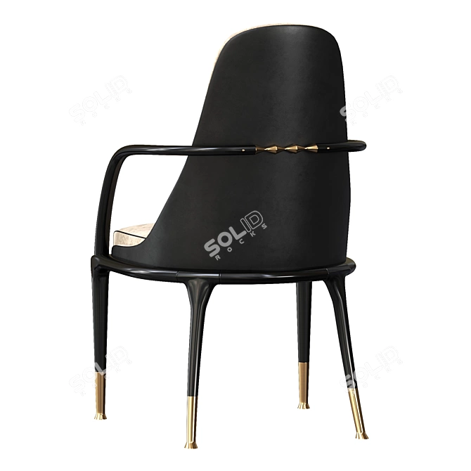 Refined Jera Visionnaire Chair 3D model image 4