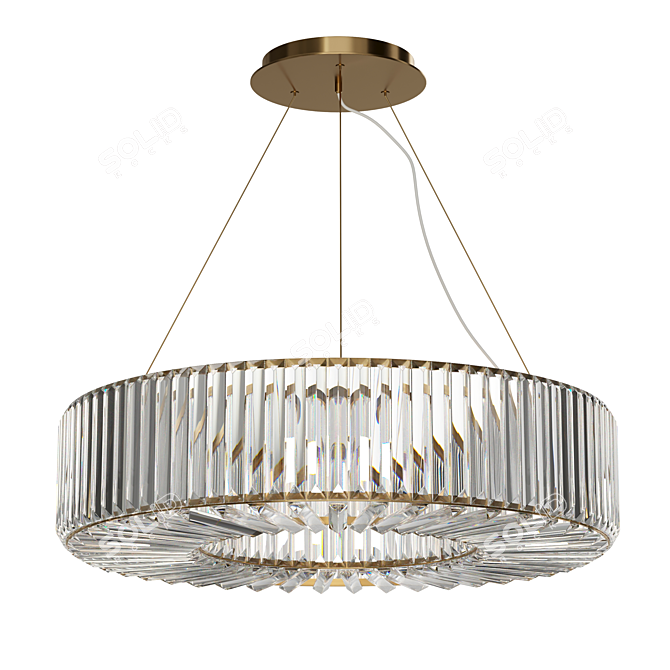 Elegant Fairlawns Chandelier 3D model image 1