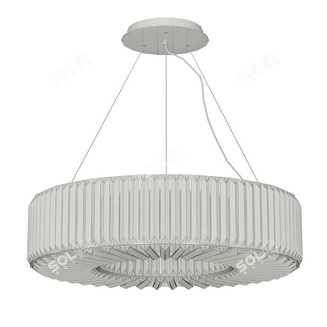 Elegant Fairlawns Chandelier 3D model image 2