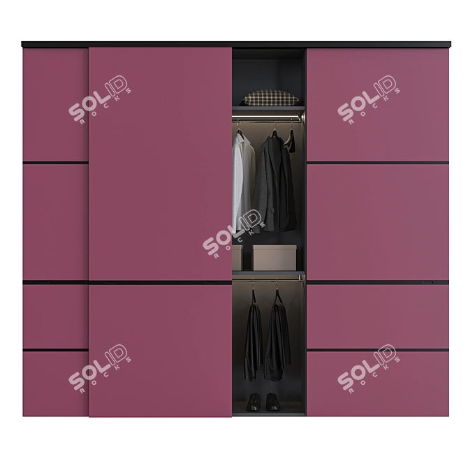 Convertible Edit Poly Cupboard 3D model image 2