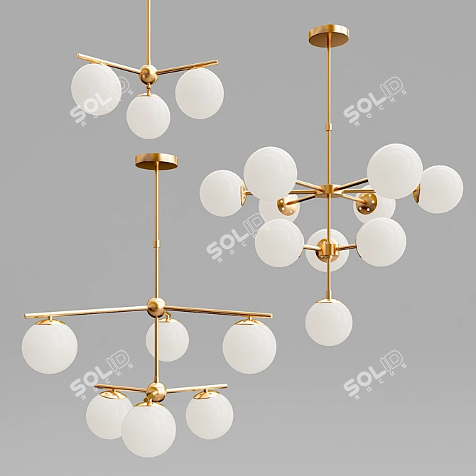 Romatti Furore Pendant Lamp 3D model image 1