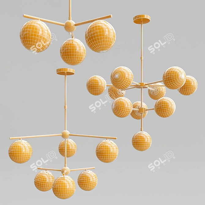 Romatti Furore Pendant Lamp 3D model image 5