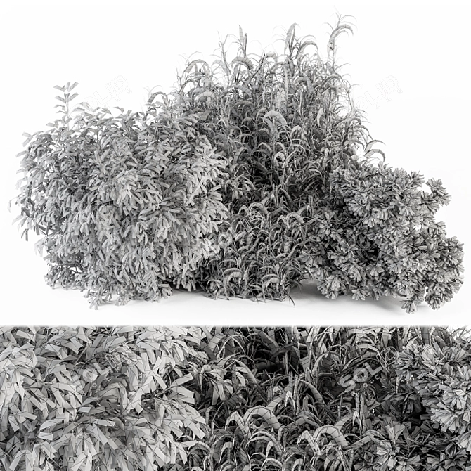 Vibrant Plant Mix - Set 37 3D model image 4