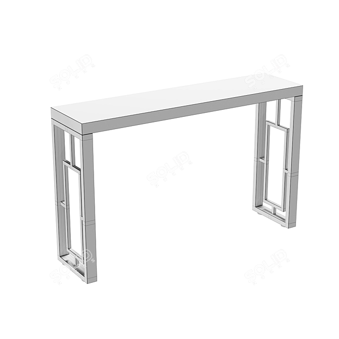 Antique-inspired Chinese Console Table 3D model image 3