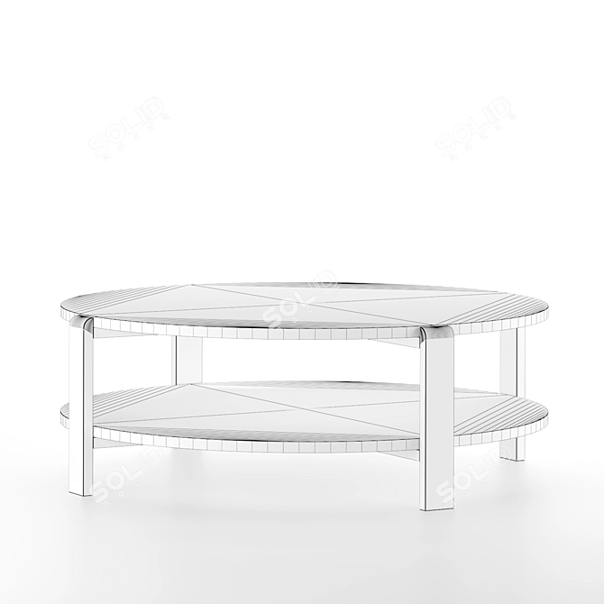 Sleek and Stylish: DEVON Coffee Table 3D model image 2