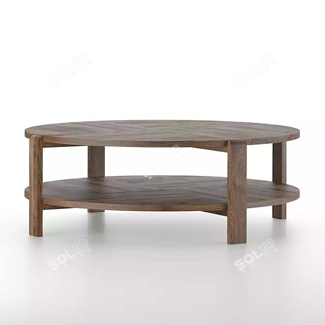 Sleek and Stylish: DEVON Coffee Table 3D model image 3